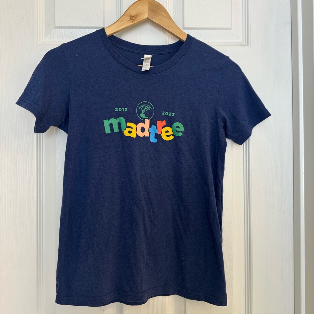MadTree Brewery Graphic Tee Navy Bella Canvas Size L (14–16)